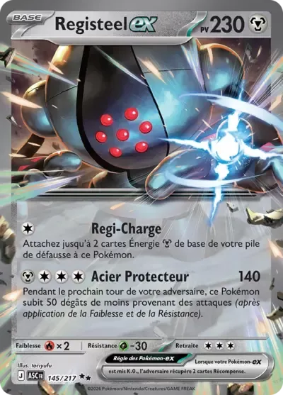 Registeel ex - Héros Transcendants - 145/217