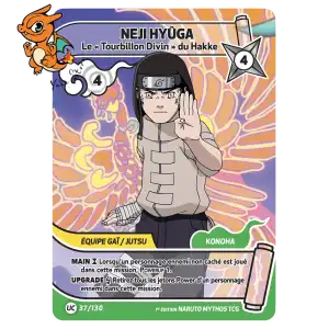 Neji Hyûga - Le « Tourbillon Divin » du Hakke - Konoha Shido - 037/130