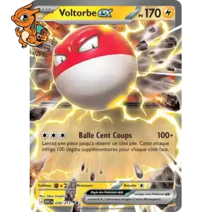 Voltorbe ex - Héros Transcendants - 058/217