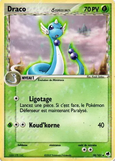Draco δ Espèces Delta - Île des Dragons - 028/101