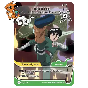 Rock Lee - La Fleur du Lotus, Recto - Konoha Shido - 039/130