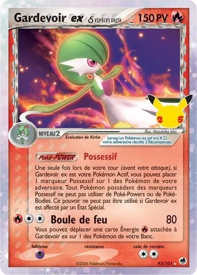 Gardevoir ex δ Delta Species - Célébrations - DF 93/025