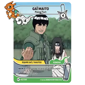 Gaï Maito - Poing Fort - Konoha Shido - 043/130