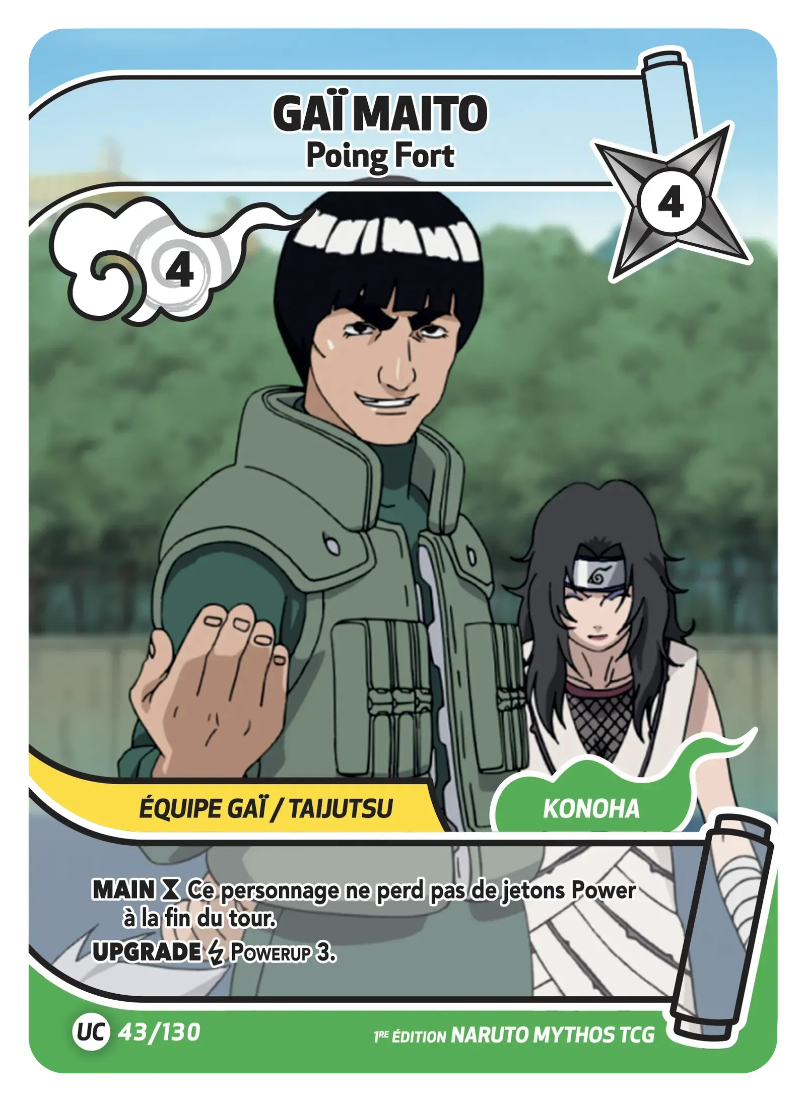Gaï Maito - Poing Fort - Konoha Shido - 043/130