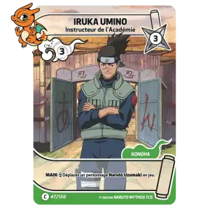 Iruka Umino - Instructeur de l'Académie - Konoha Shido - 047/130