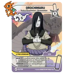 Orochimaru - Style d'Orochimaru : Permutation - Konoha Shido - 051/130