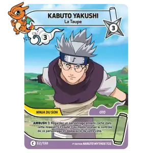 Kabuto Yakushi - La Taupe - Konoha Shido - 052/130
