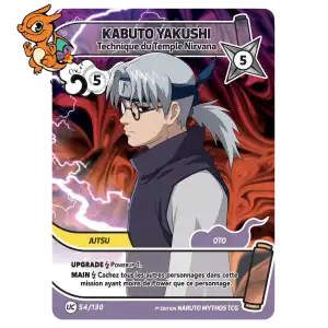 Kabuto Yakushi - Technique du Temple Nirvana - Konoha Shido - 054/130