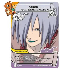 Sakon - Porteur de la Marque Maudite - Konoha Shido - 061/130
