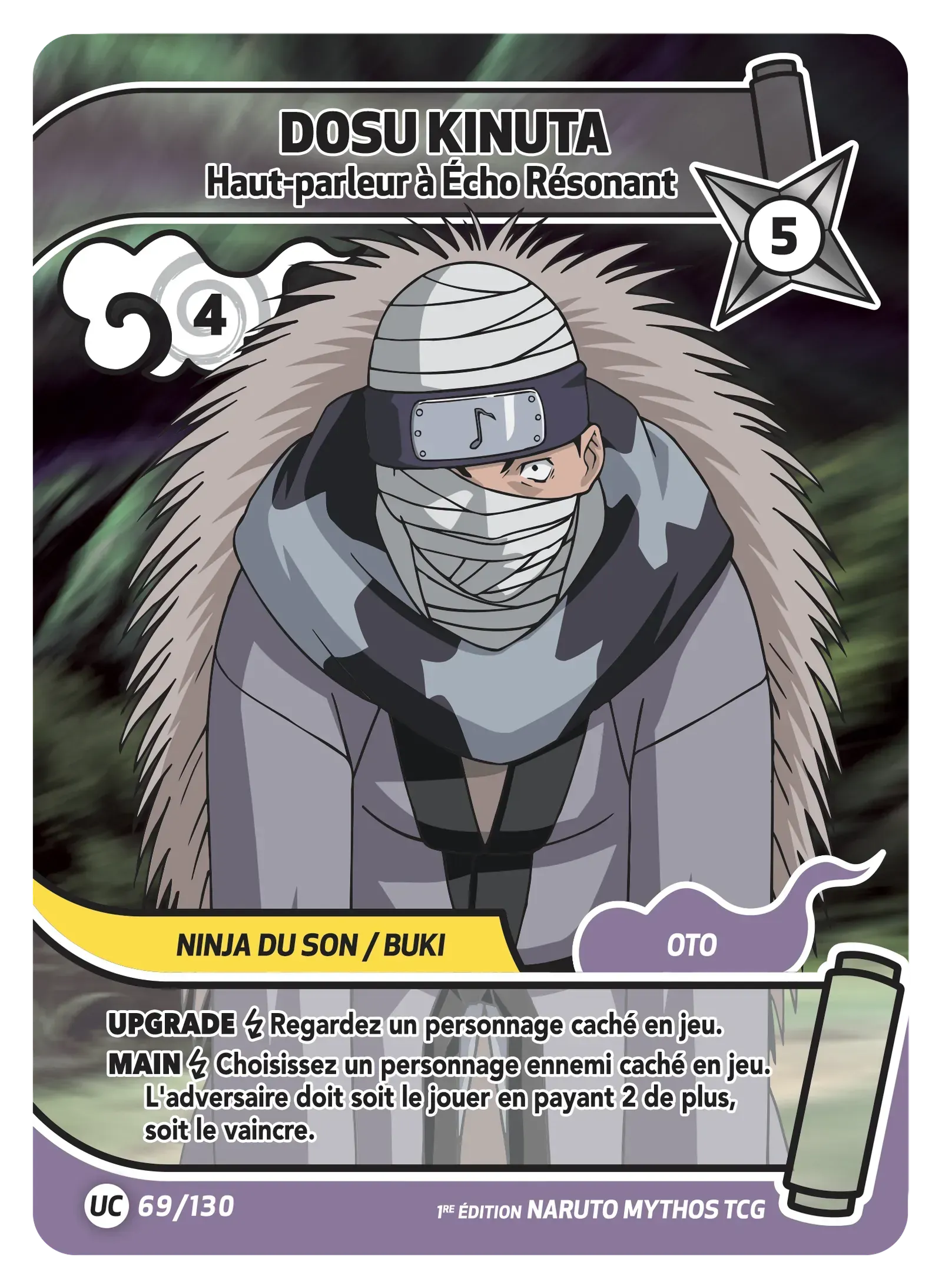 Dosu Kinuta - Haut-parleur à Écho Résonant - Konoha Shido - 069/130