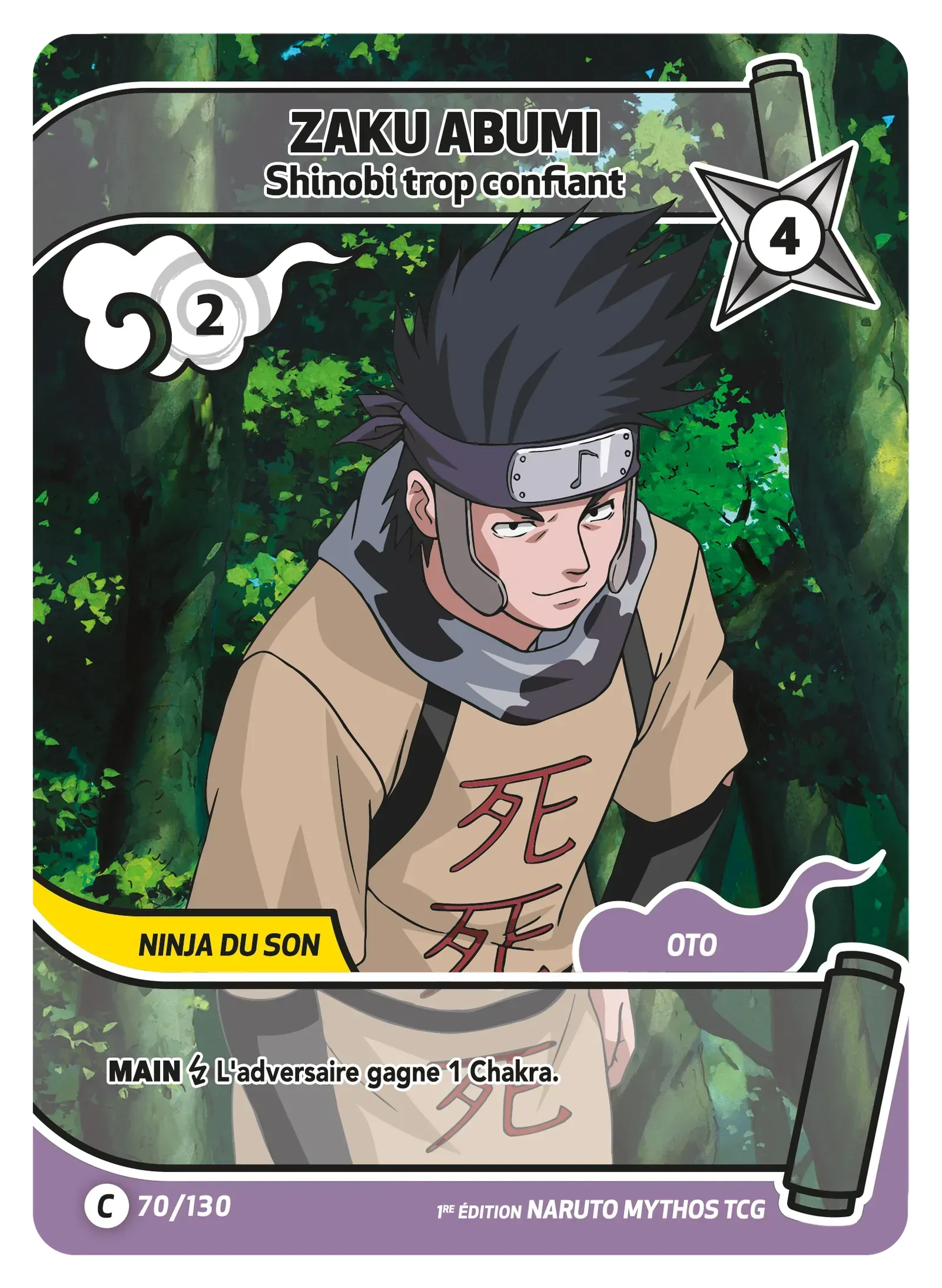 Zaku Abumi - Shinobi trop confiant - Konoha Shido - 070/130