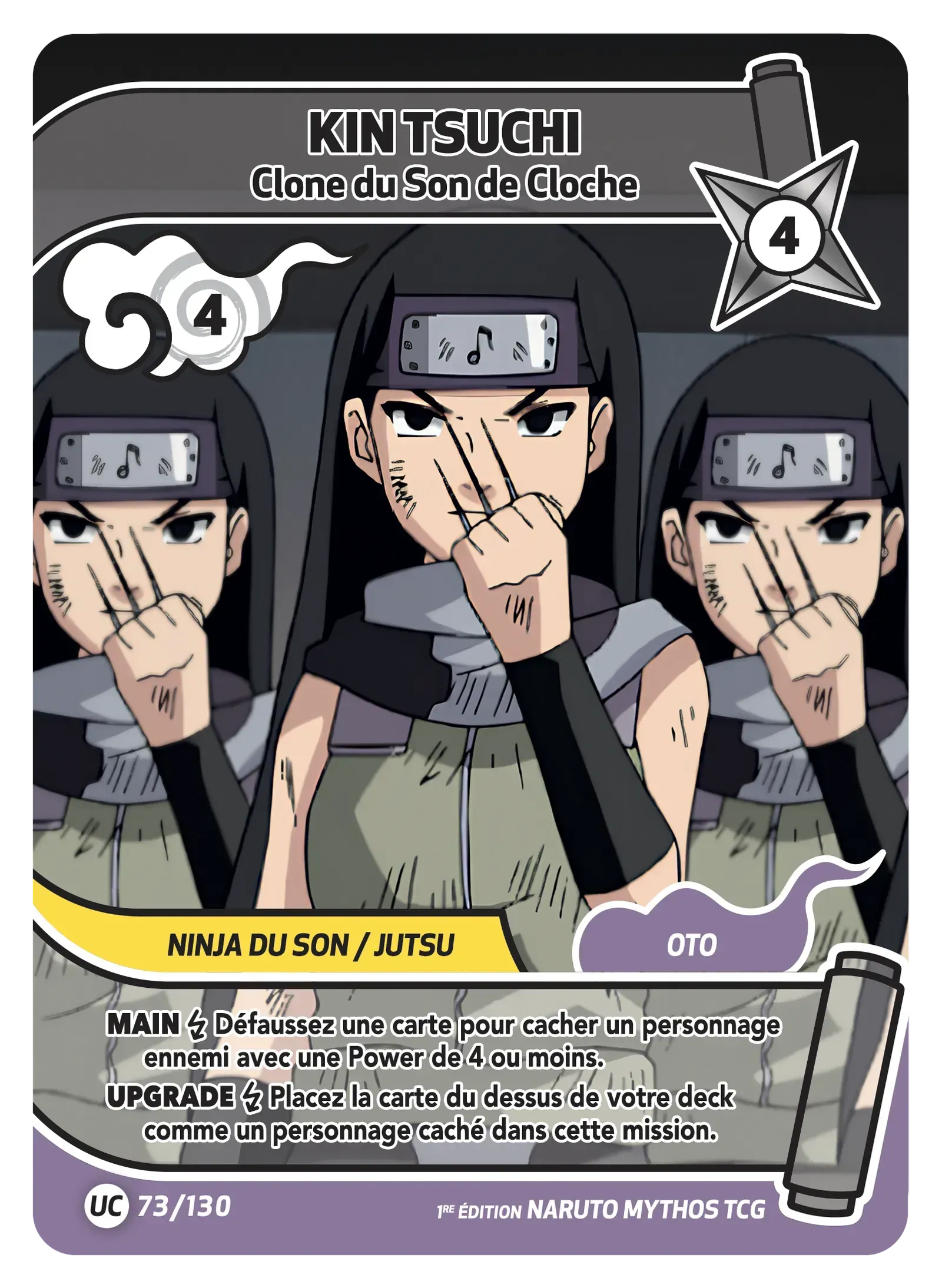 Kin Tsuchi - Clone du Son de Cloche - Konoha Shido - 073/130