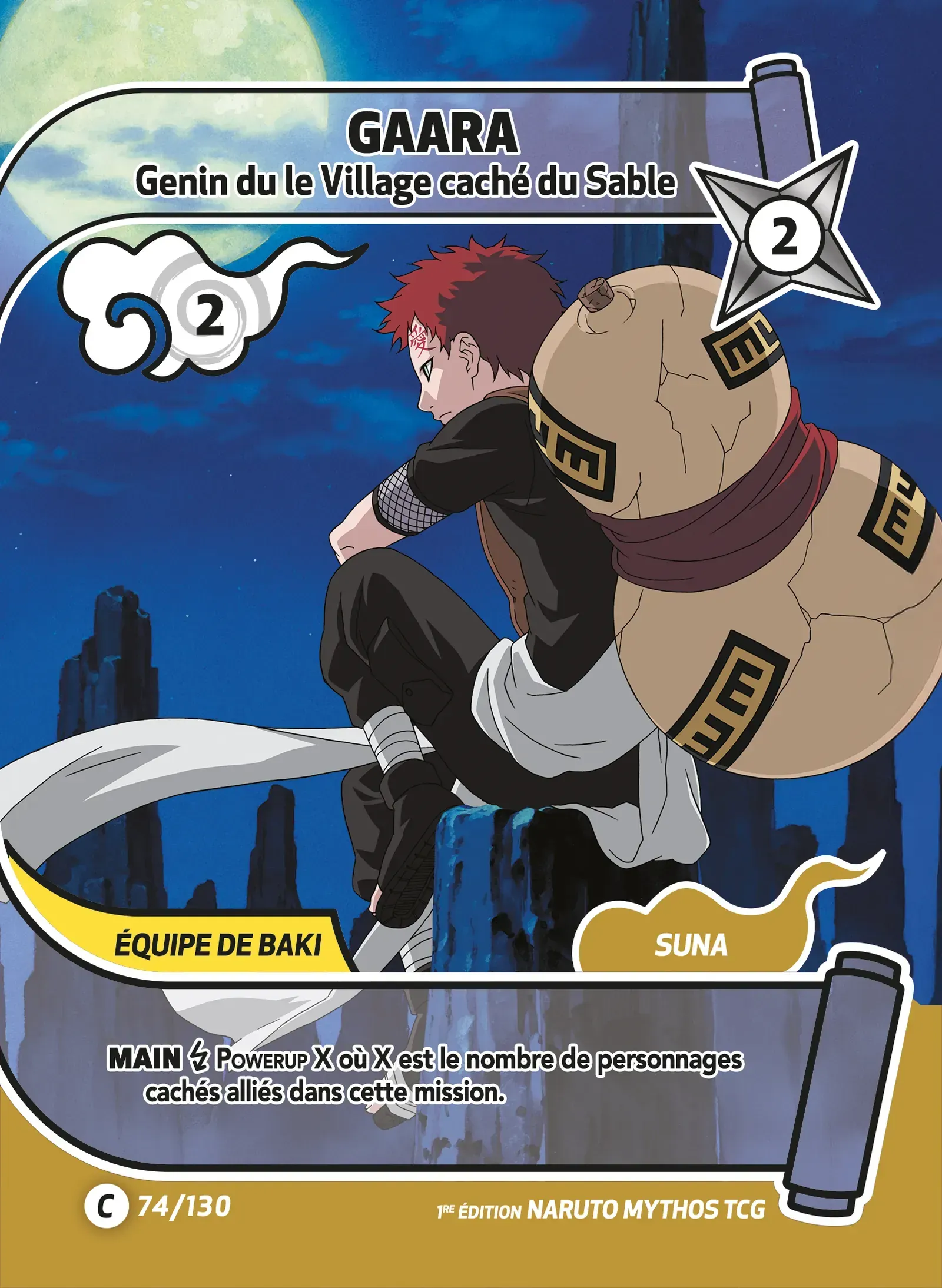 Gaara - Genin du le Village caché du Sable - Konoha Shido - 074/130