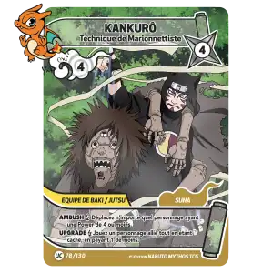 Kankurô - Technique de Marionnettiste - Konoha Shido - 078/130