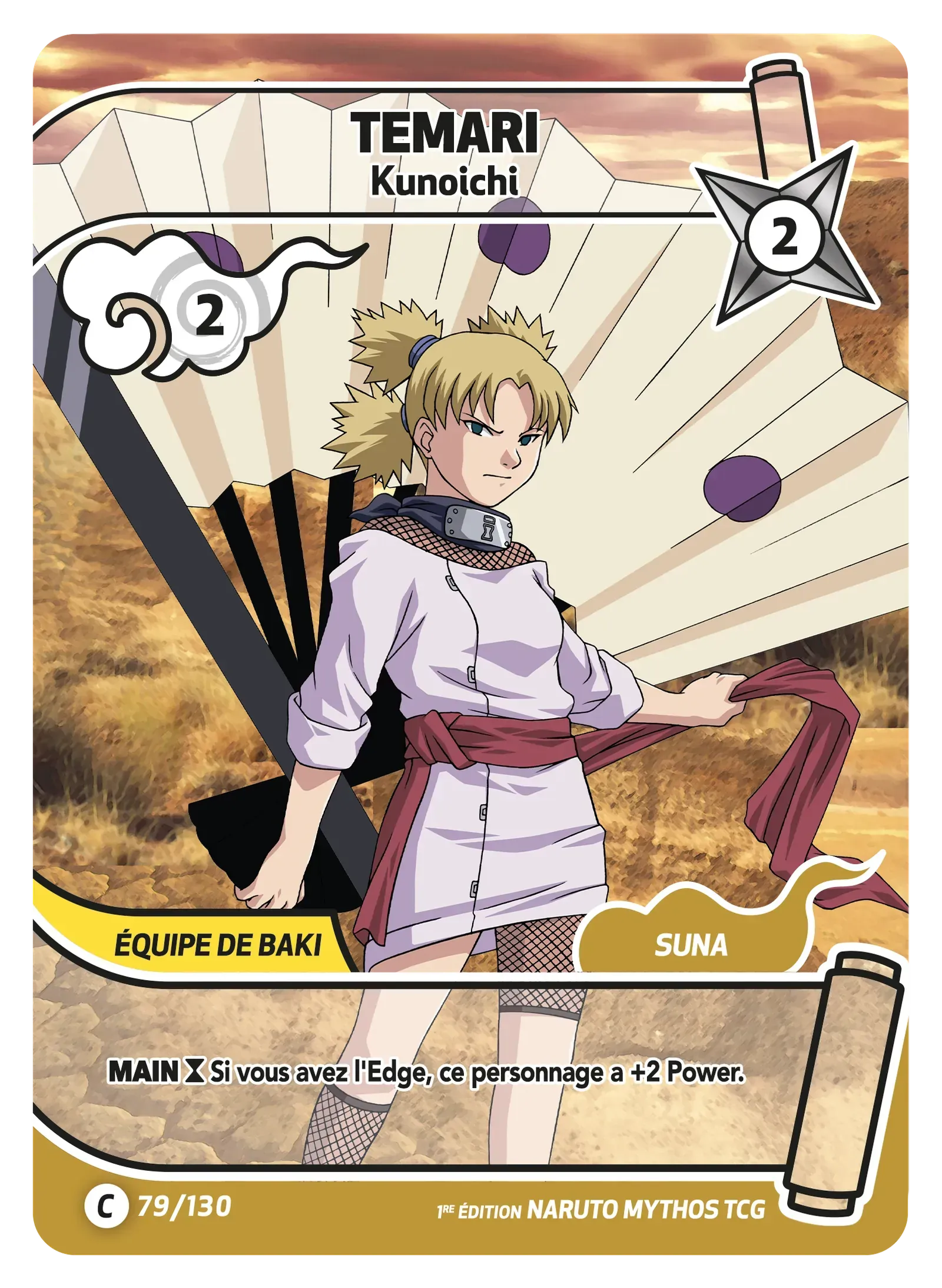 Temari - Kunoichi - Konoha Shido - 079/130