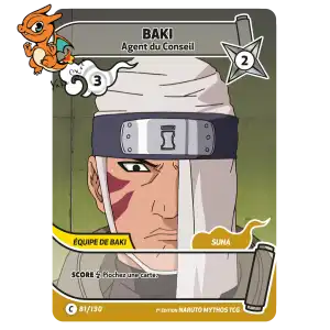 Baki - Agent du Conseil - Konoha Shido - 081/130