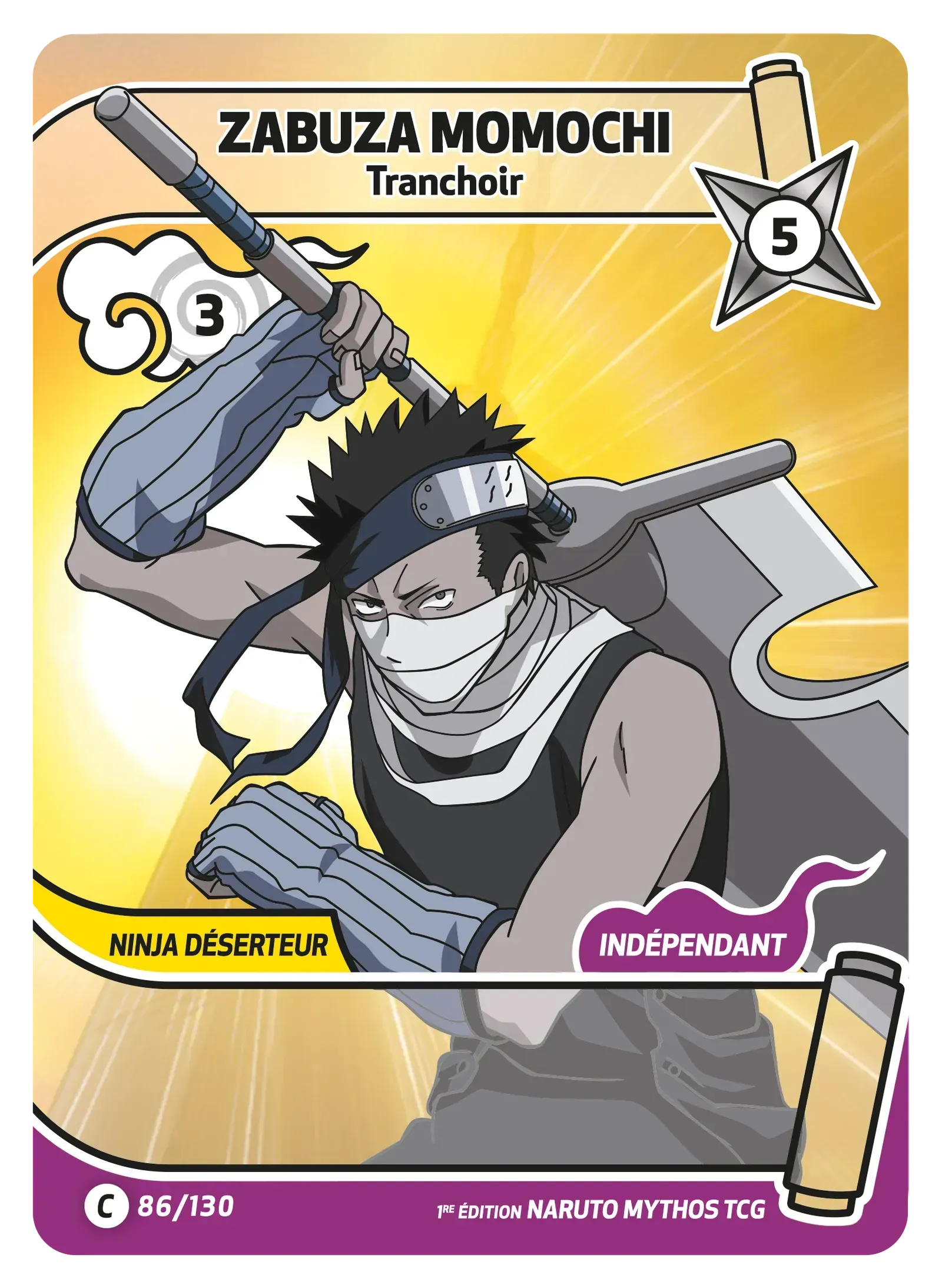 Zabuza Momochi - Tranchoir - Konoha Shido - 086/130