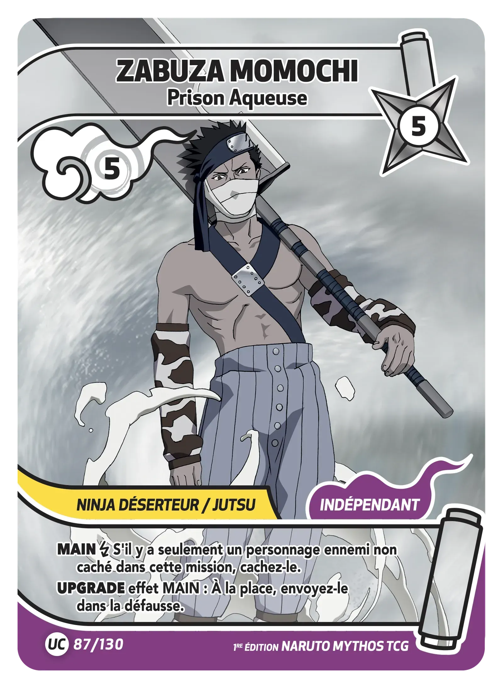 Zabuza Momochi - Prison Aqueuse - Konoha Shido - 087/130