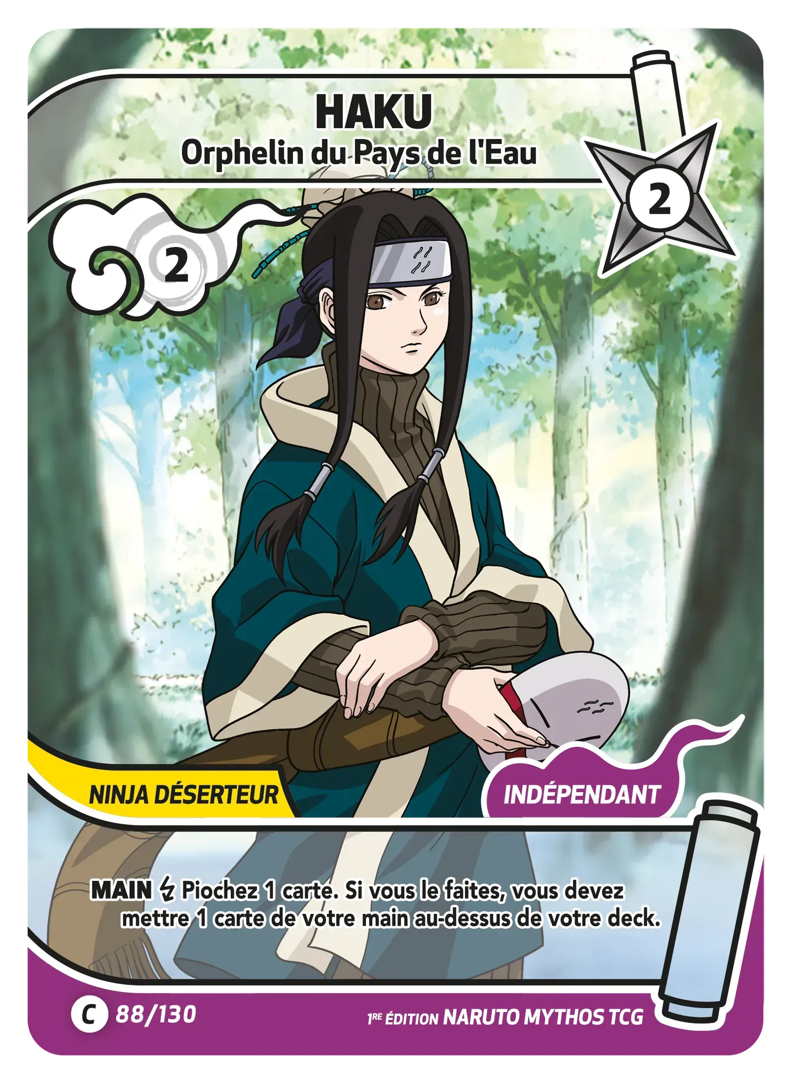 Haku - Orphelin du Pays de l'Eau - Konoha Shido - 088/130