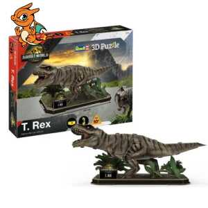 JURASSIC WORLD - T-Rex - Puzzle 3D 45pcs