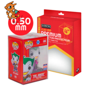 EVORETRO - Premium Funko Pop Plastic Protector for 10cm 10-Pack