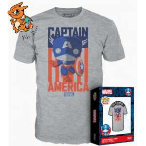 MARVEL - Captain America - T-Shirt POP (XL)