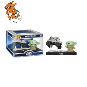 MANDALORIAN & GROGU - POP Moments N° 840 - Grogu W/Polar Mouse Droide