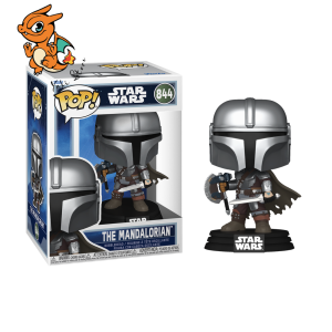 MANDALORIAN & GROGU - POP Star Wars N°844 - The Mandalorian Dual Wield