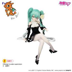 HATSUNE MIKU - Flower Fairy White Rose - Statuette Noodle Stopper 14cm