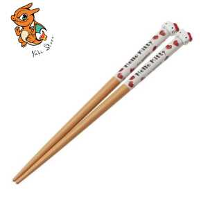 HELLO KITTY - Kawai Kitty - baguettes en bois 16cm
