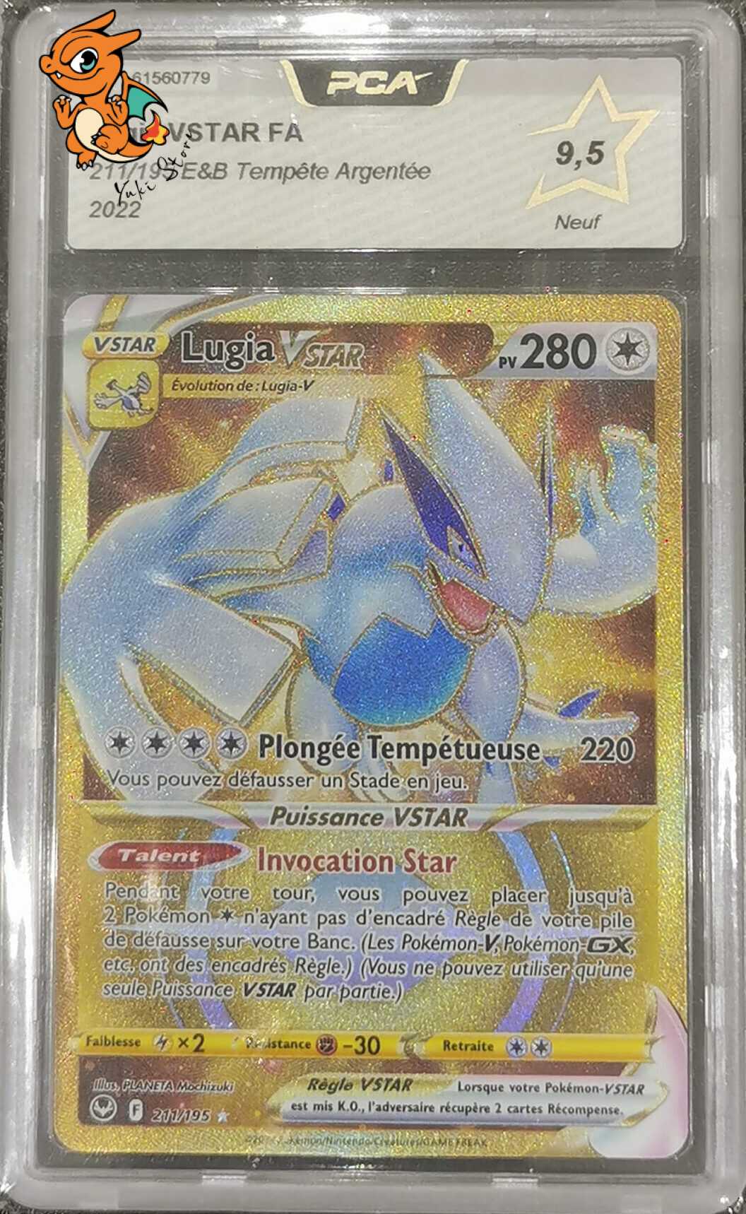Lugia VSTAR - Tempête Argentée - 211/195 - PCA 9.5 - Français