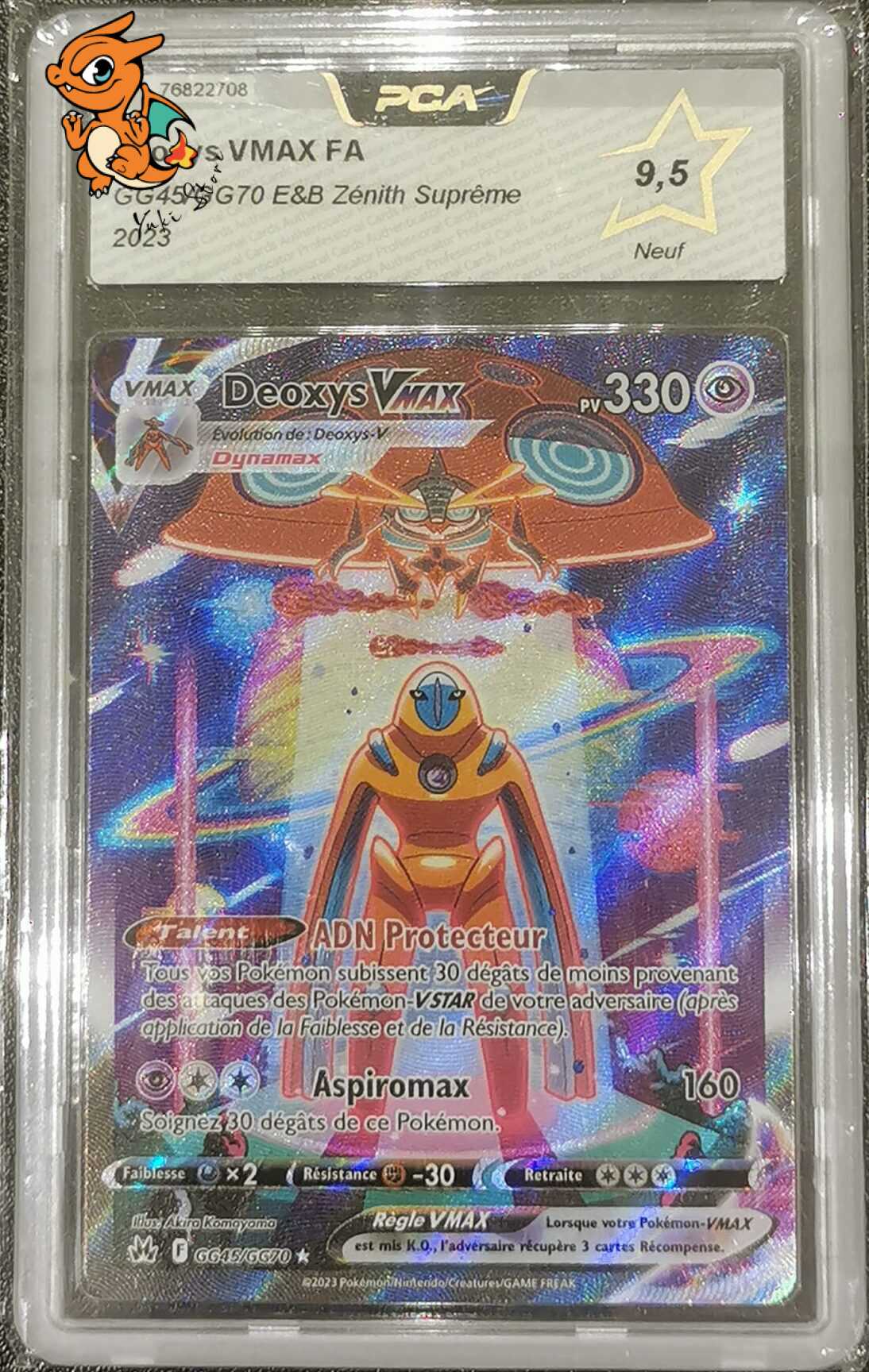 Deoxys VMAX - Zénith Suprême - GG45/GG70 - PCA 9.5 - Français