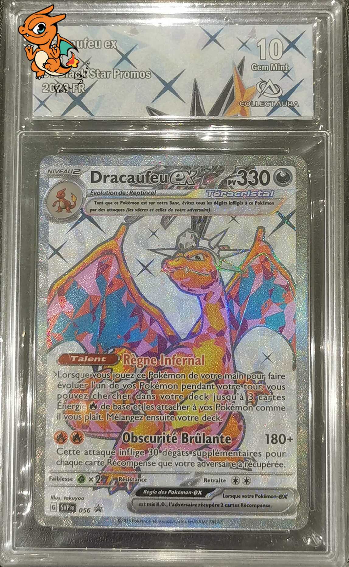 Dracaufeu ex - Promo Écarlate & Violet - SVP056 - Collect Aura 10 - Français