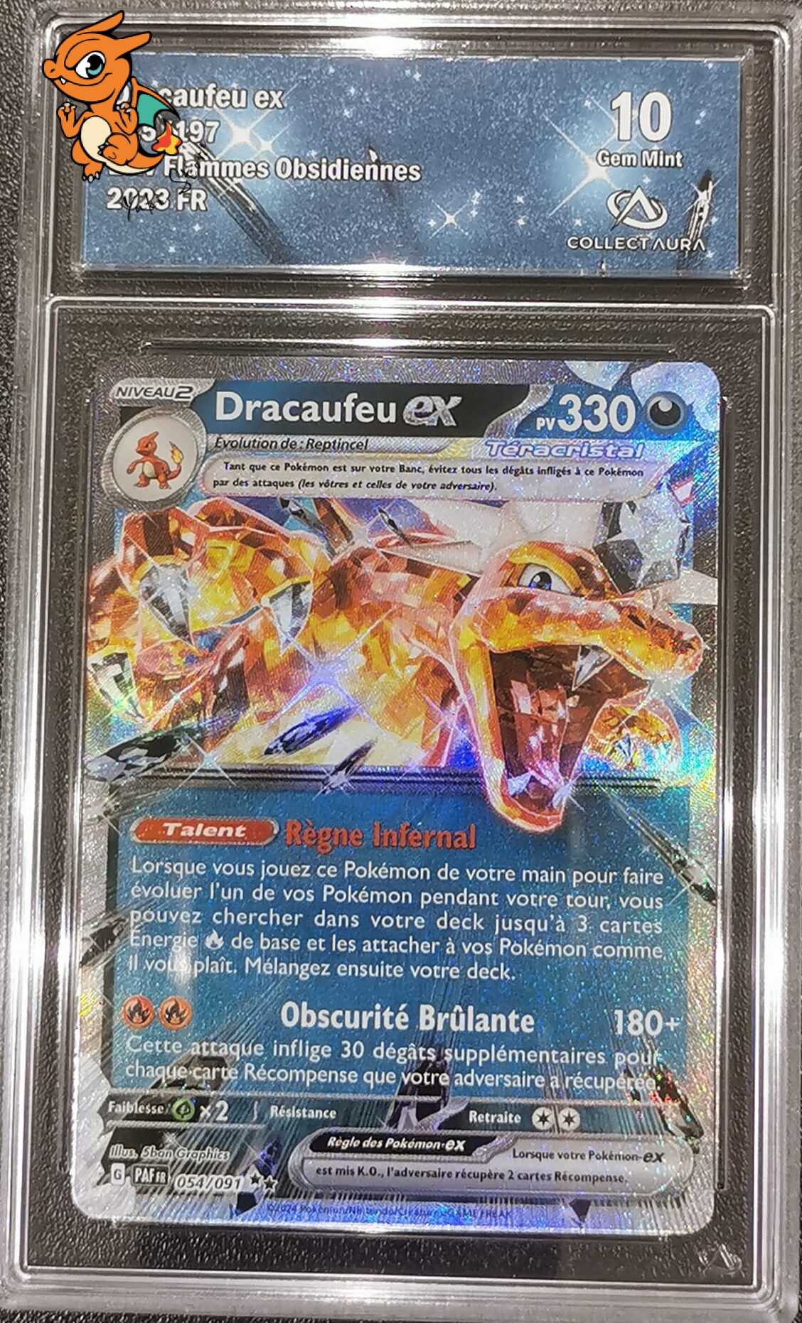 Dracaufeu ex - Promo Écarlate & Violet - SVP054 - Collect Aura 10 - Français