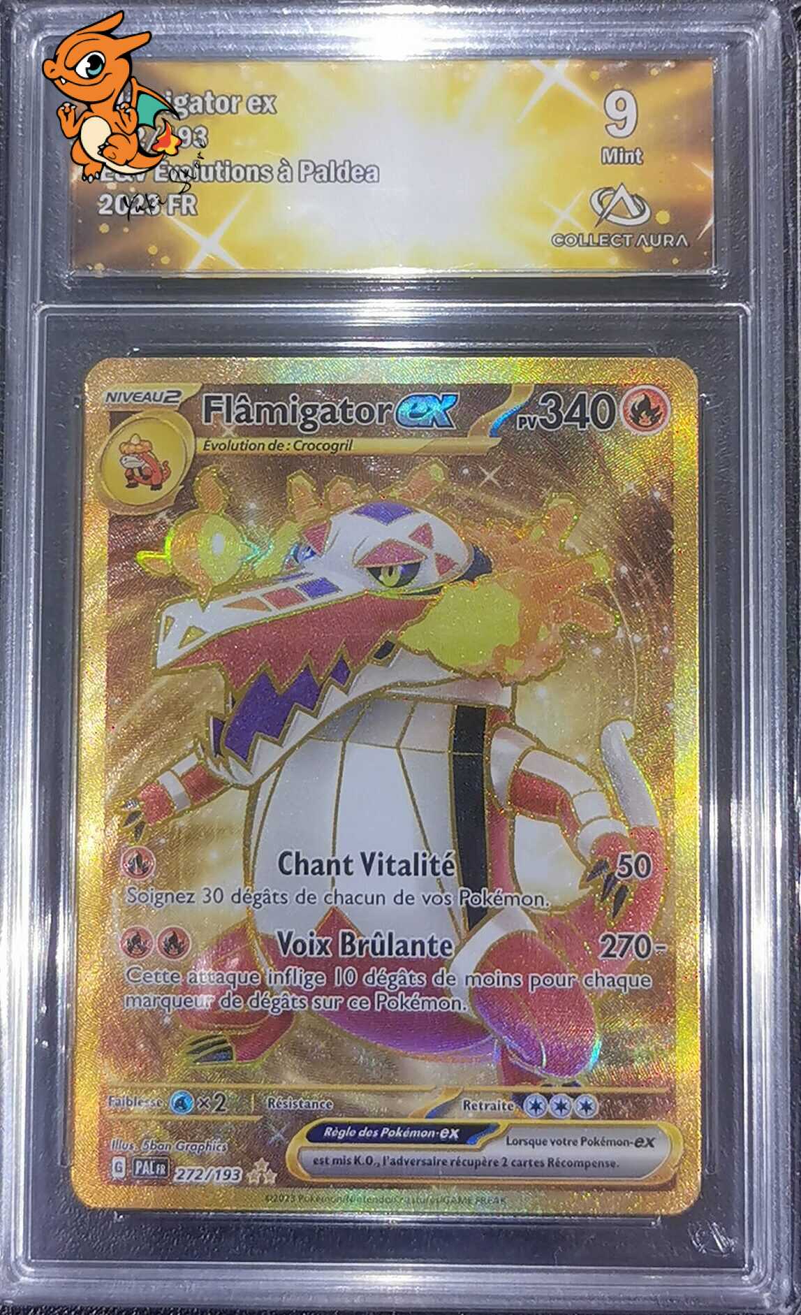 Flâmigator ex - Évolutions à Paldéa - 272/193 - Collect Aura 9 - Français