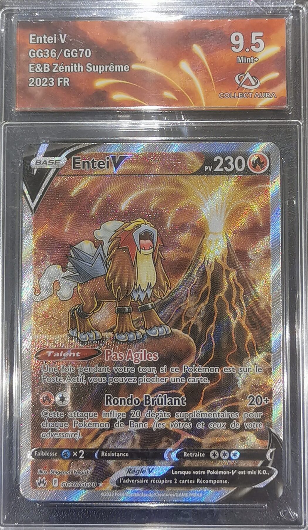 Entei V - Zénith Suprême - GG36/GG70 - Collect Aura 9.5 - Français