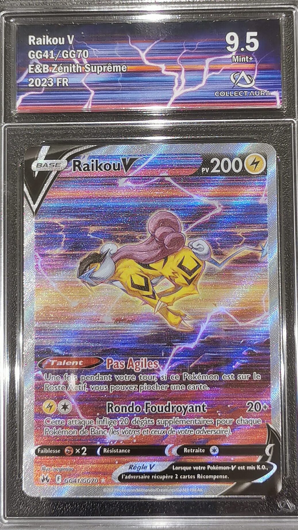 Raikou V - Zénith Suprême - GG41/GG70 - Collect Aura 9.5 - Français
