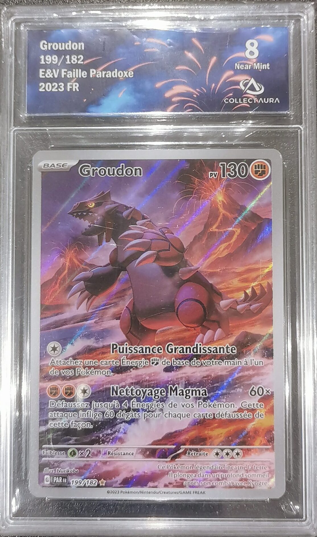Groudon - Faille Paradoxe - 199/182 - Collect Aura 8 - Français