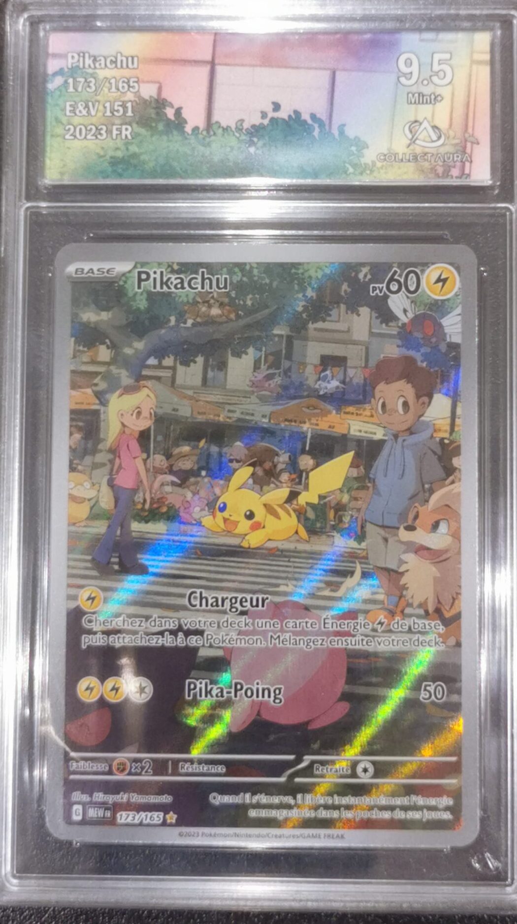 Pikachu - 151 - 173/165 - Collect Aura 9.5 - Français