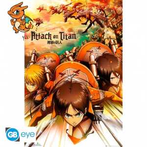 ATTACK ON TITAN - Poster Maxi 91,5x61 - Attack