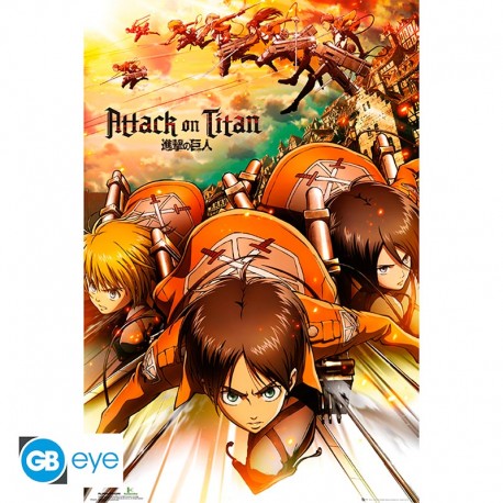 ATTACK ON TITAN - Poster Maxi 91,5x61 - Attack
