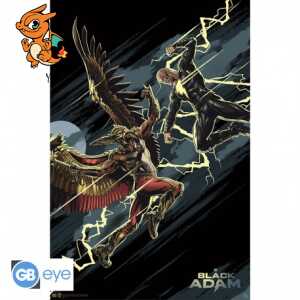 DC COMICS - Poster Maxi 91,5x61 - Black Adam vs Hawkman