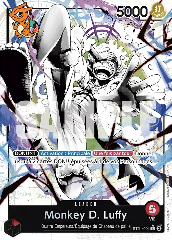Monkey D. Luffy - Starter Deck: Violet EX Gear 5 - 001/015