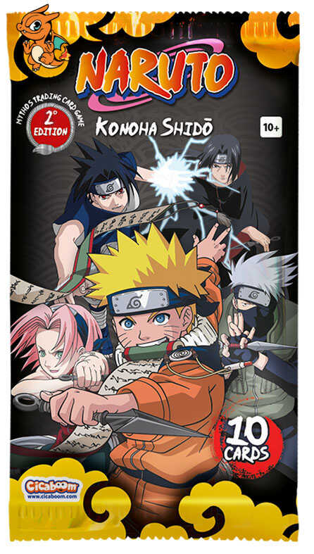 Naruto Mythos - Set 1 : Konoha Shido 2ème édition - Booster de 10 cartes