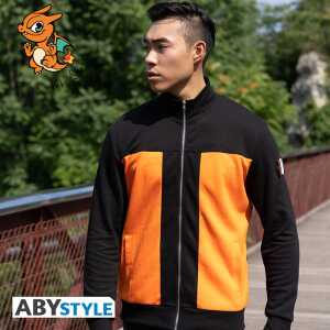 NARUTO SHIPPUDEN - Veste réplique - "Naruto" homme orange/noir - Taille Medium