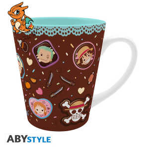 ONE PIECE - Mug - 250 ml - Chibi Whole Cake Island