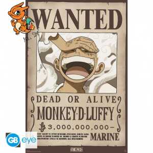 ONE PIECE - Poster Maxi 91,5x61 - Wanted Luffy Wano