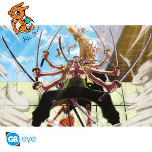 ONE PIECE - Poster Maxi 91,5x61 - Zoro vs Kaku
