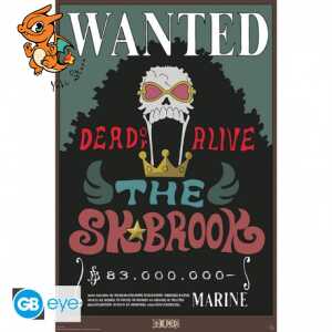 ONE PIECE - Poster Maxi 91,5x61 - Wanted Brook 