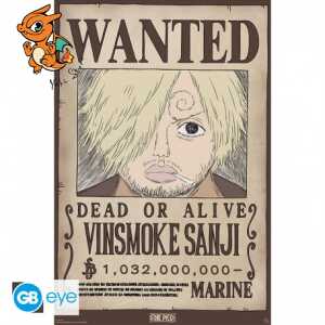 ONE PIECE - Poster Maxi 91,5x61 - Wanted Sanji Wano